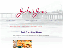 Tablet Screenshot of jackiesjams.com